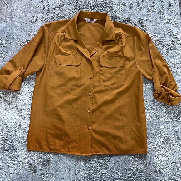 Silk button up - Picture 2 of 3